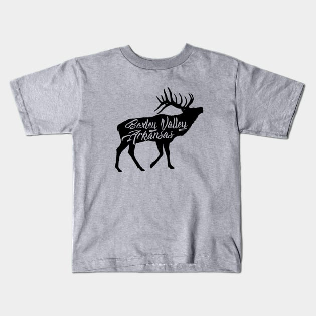 Ponca Arkansas Elk Design Kids T-Shirt by Arkansas Shop